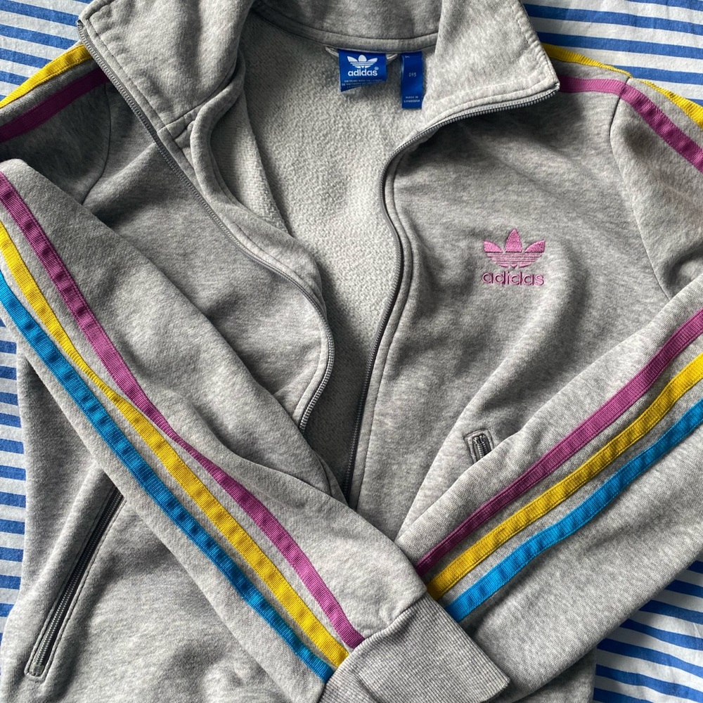 Adidas zip up jacket